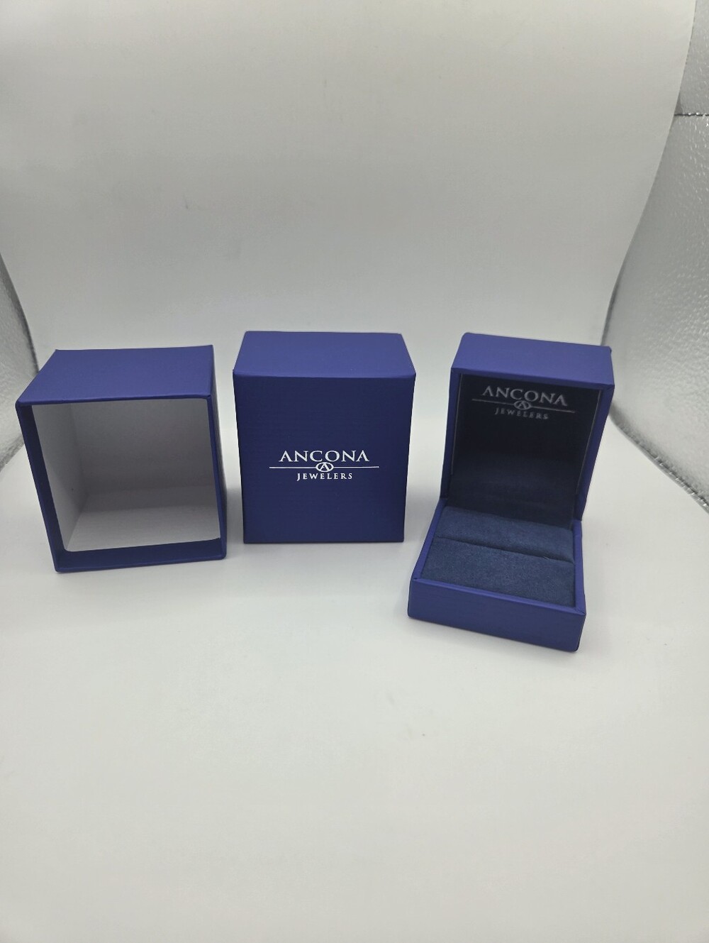 Ring Box Ancona Jewelers Blue/Silver